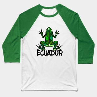 Rana Verde de Ecuador Baseball T-Shirt